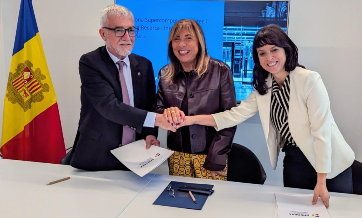 AR+I signa un protocol d’actuació amb el Barcelona Supercomputing Center per impulsar la investigació, el desenvolupament tecnològic i el talent al país
