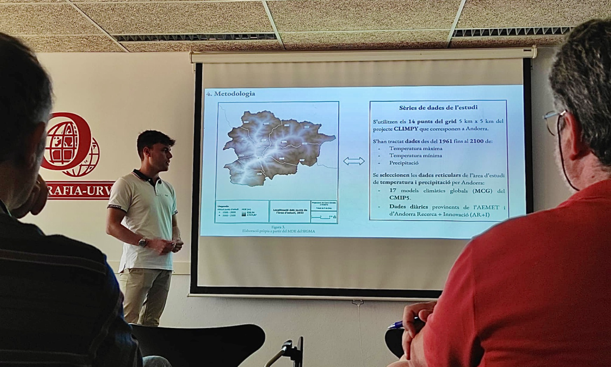 Des d’Andorra Recerca + Innovació es tutoritzen treballs de final de Màster i de Grau.