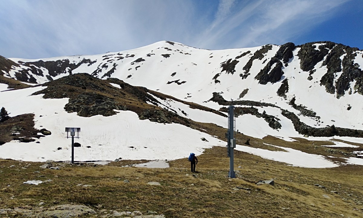 Snow depth evolution