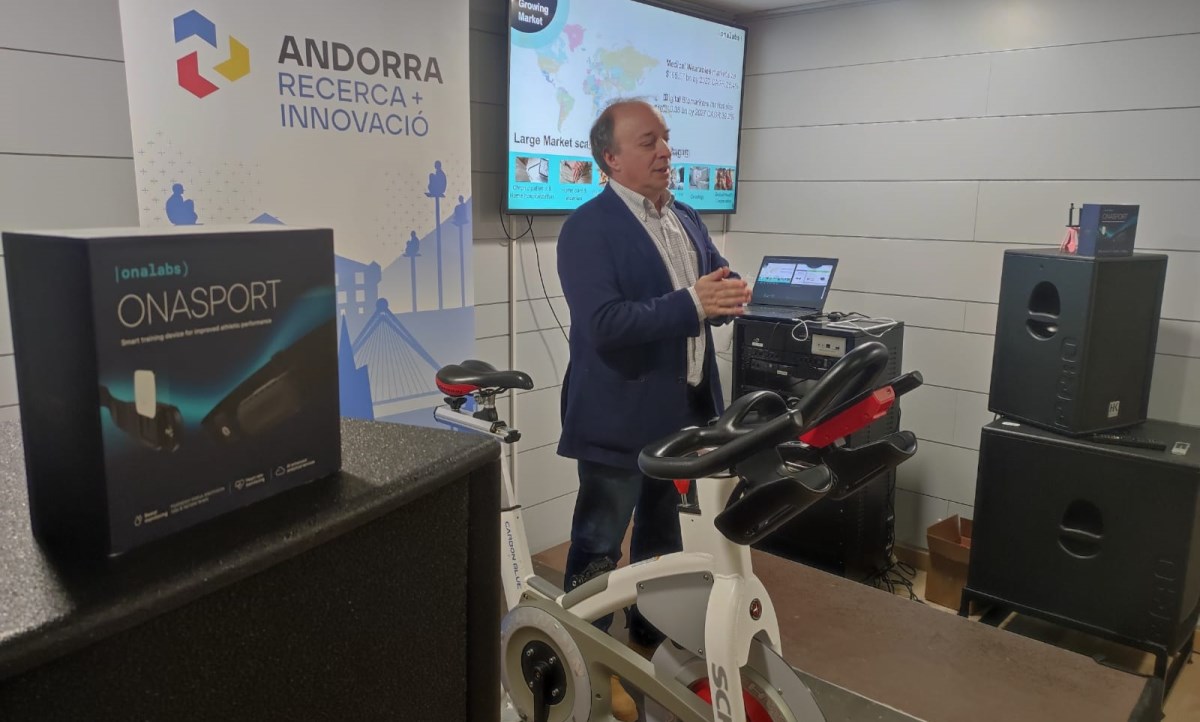 L’startup Onalabs testeja el seu producte Ona Sport, de monitorització de salut i rendiment esportiu, a l’entorn d’Andorra Living Lab